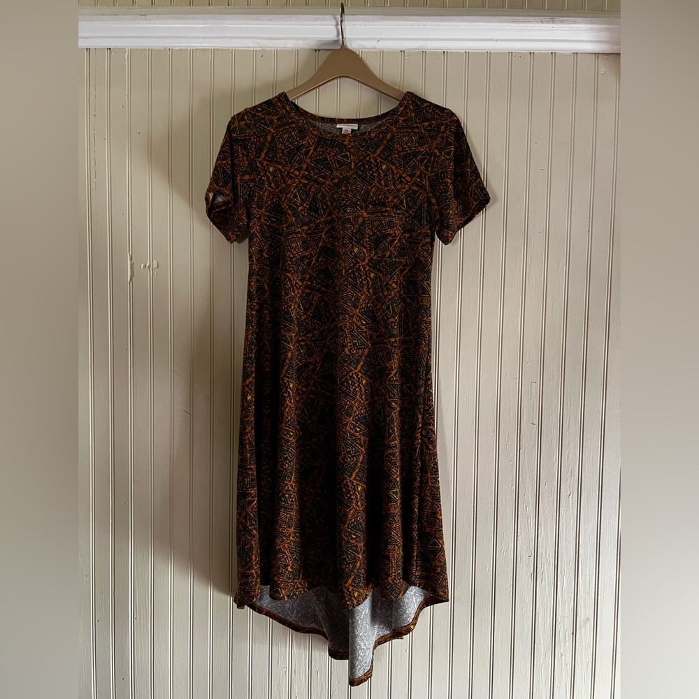 EUC! LuLaRoe Aztec Carly Swing Dress
